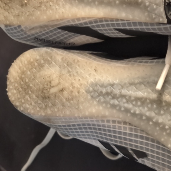 Adidas Track Running Shoes Size 8 with Spikes - Picture 5 of 8